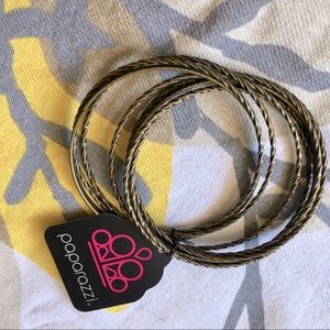 Boho Bronze Bangle Bracelet Set